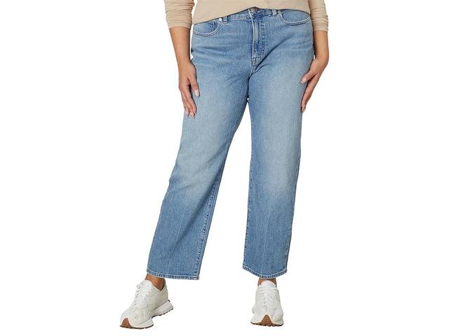 Madewell The Plus Curvy '90s Straight Jean in Rondell Wash: Crease Edition (Rondell) Women's Jeans Product Image