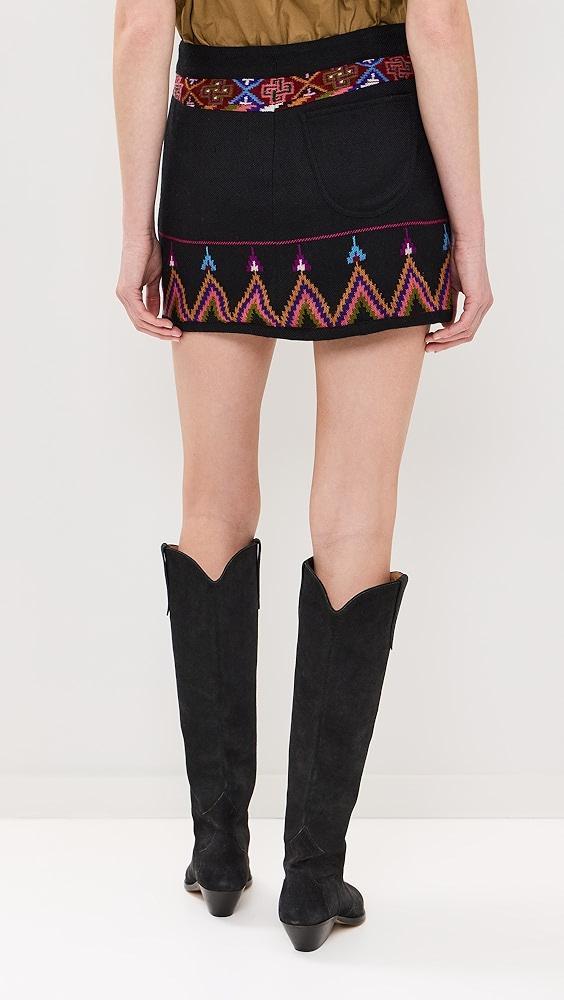 Alix of Bohemia Tessa Wildflower Wool Skirt | Shopbop Product Image