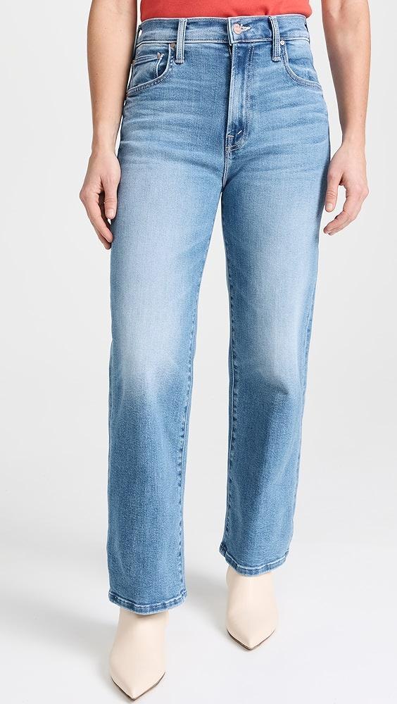 MOTHER Petite Lil Zip Rambler Flood Jeans | Shopbop Product Image