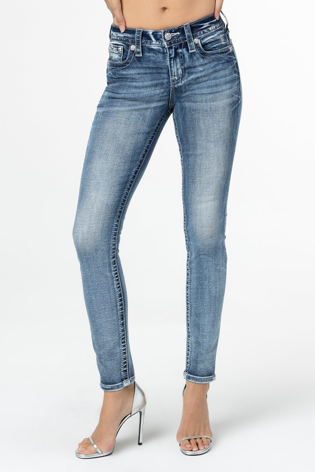 Pop Wing Skinny Jeans Product Image