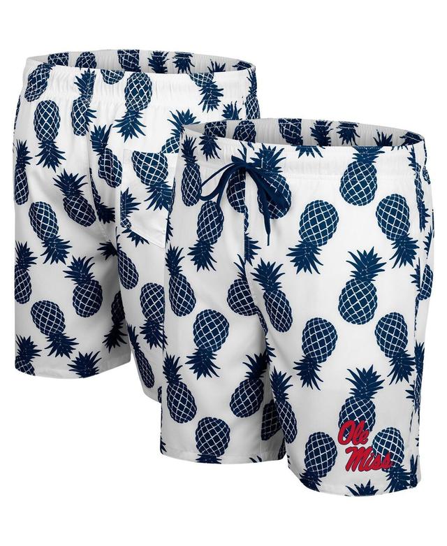 Mens Colosseum /Black Florida State Seminoles Pineapple Swim Shorts Product Image