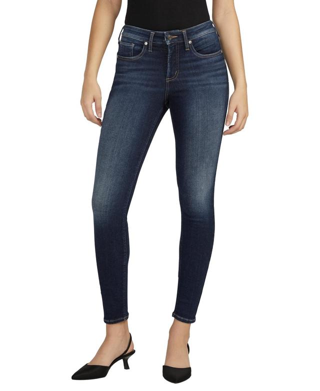 Silver Jeans Co. Womens Infinite Fit Mid Rise Skinny Jeans Product Image