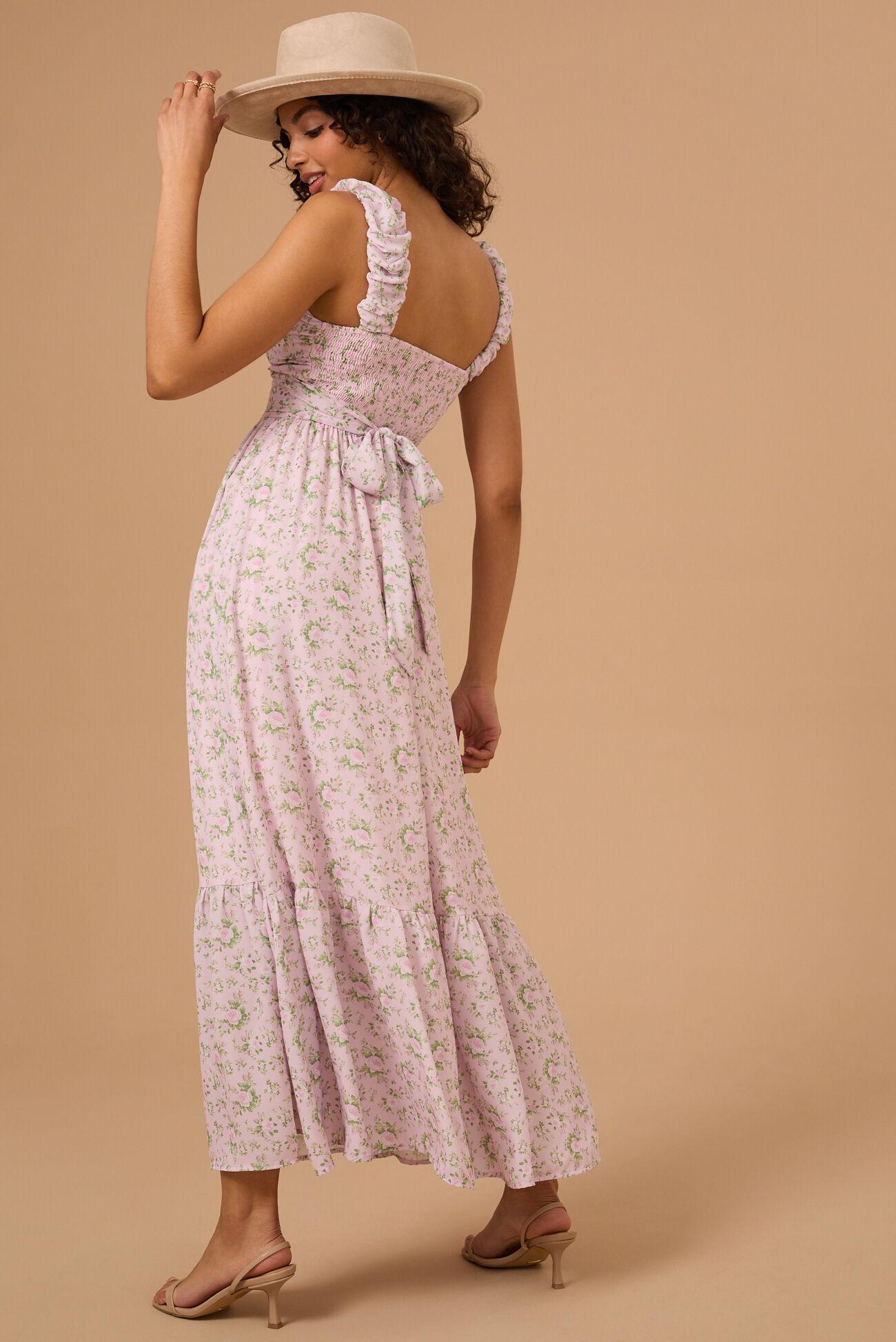 Capri Floral Midi Dress Product Image