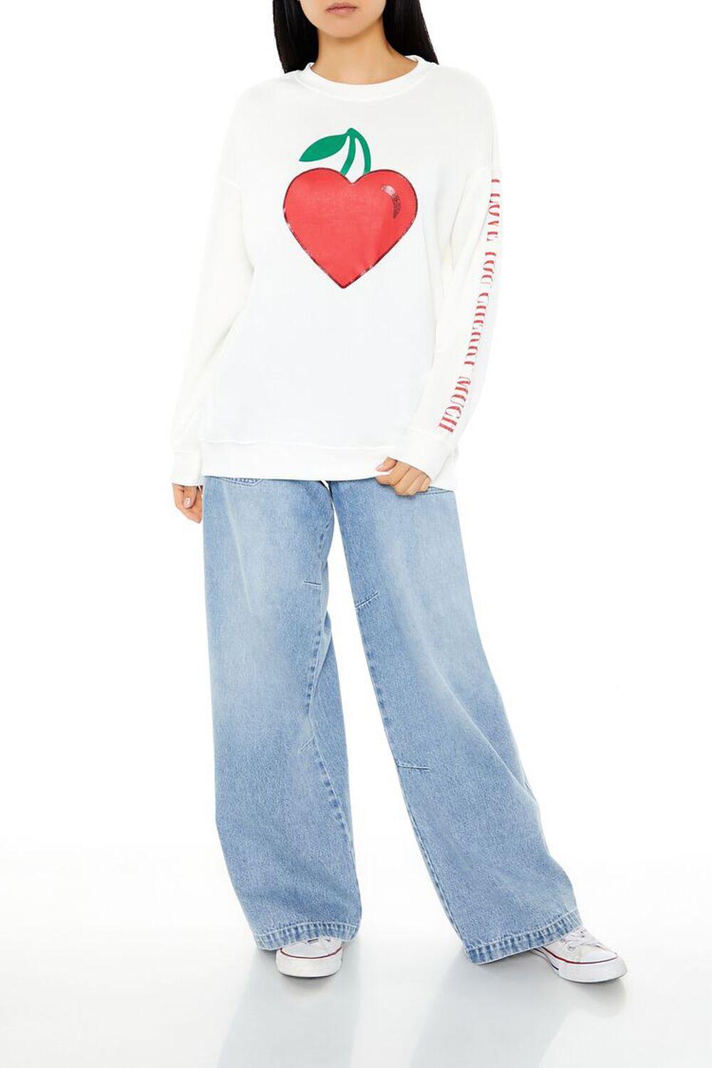 I Love You Cherry Much Pullover | Forever 21 Product Image