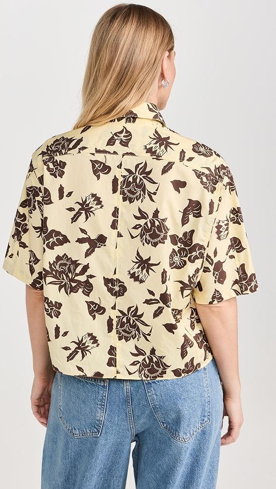 rag & bone Junie Printed Poplin Top | Shopbop Product Image