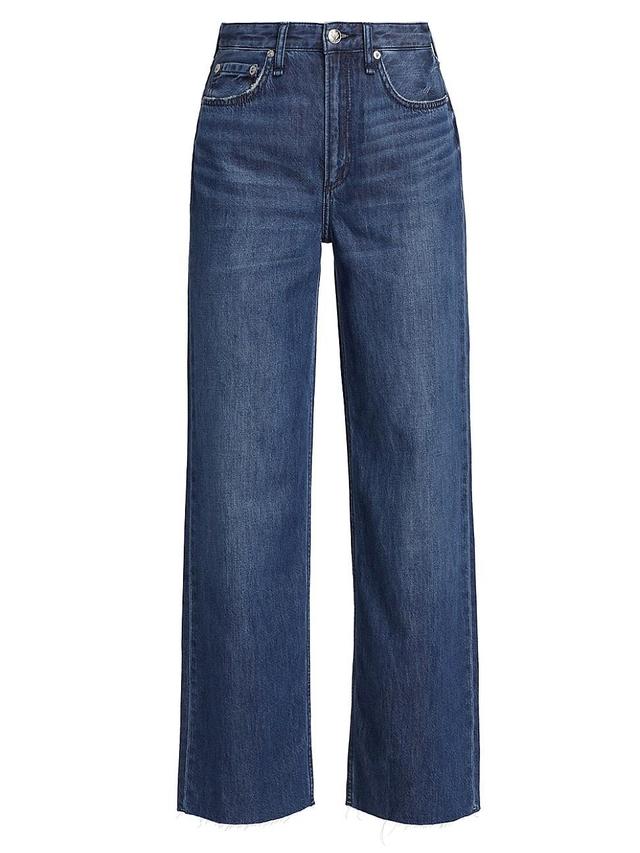 rag & bone Featherweight Logan Raw Hem Jeans Product Image