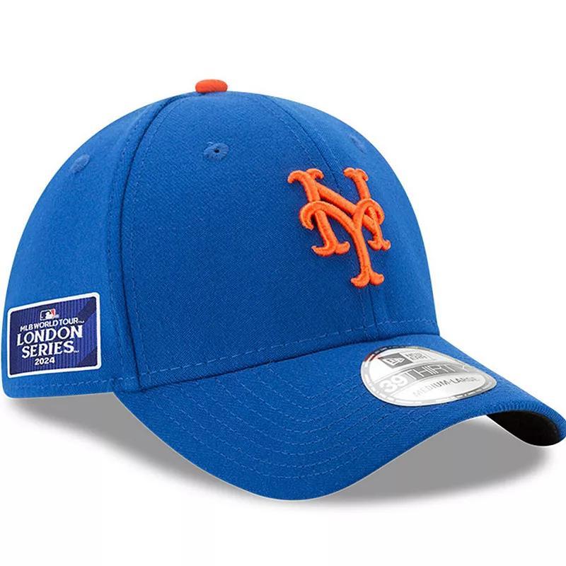 New Era Mens Royal New York Mets 2024 Mlb World Tour London Series 39THIRTY Flex Hat Product Image