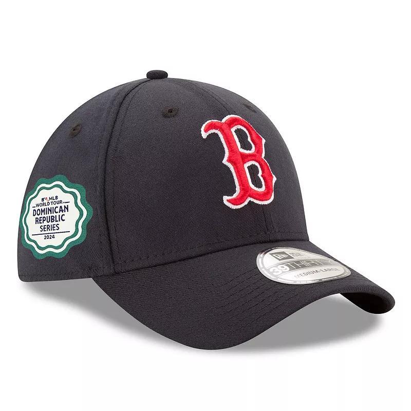 Mens New Era Boston Red Sox 2024 MLB World Tour: Dominican Republic Series 39THIRTY Flex Hat Blue Product Image