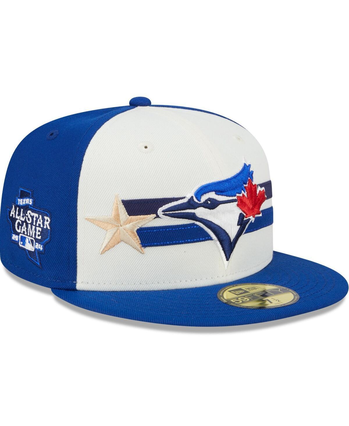 New Era Mens Cream Toronto Blue Jays 2024 Mlb All-Star Game Workout 59FIFTY Fitted Hat - Cream, Royal Product Image