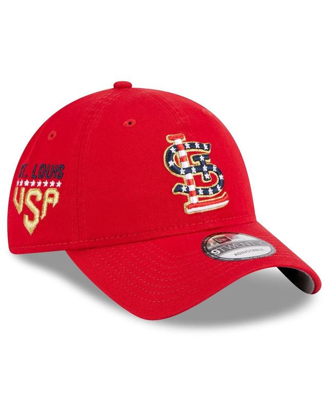 Womens New Era Red St. Louis Cardinals 2023 Fourth of July 9TWENTY Adjustable Hat Product Image