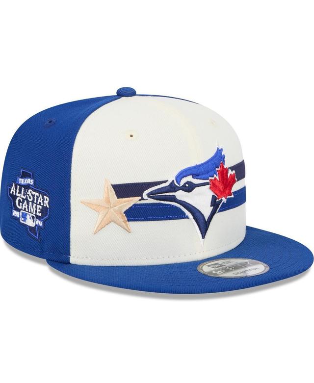 Mens New Era Cream/Royal Toronto Blue Jays 2024 MLB All-Star Game Workout 9FIFTY Snapback Hat Product Image