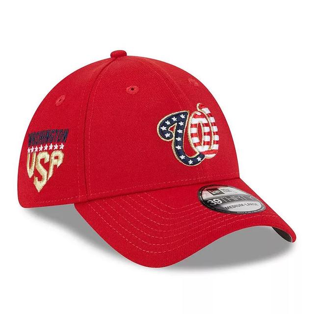 Mens New Era Washington Nationals 2023 Fourth of July 39THIRTY Flex Fit Hat Product Image