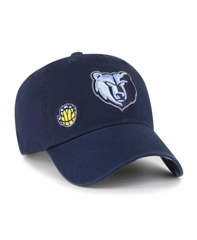 Womens 47 Navy Memphis Grizzlies Confetti Undervisor Clean Up Adjustable Hat, Grz Blue Product Image