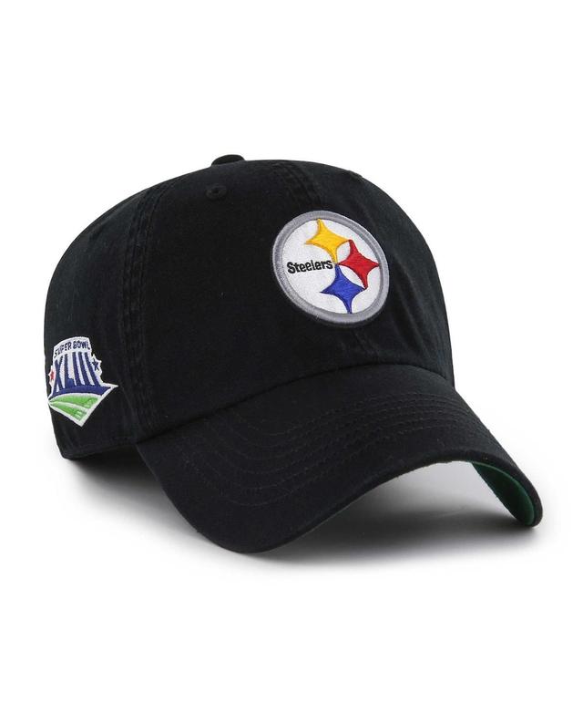 Mens 47 Pittsburgh Steelers Sure Shot Franchise Fitted Hat Product Image