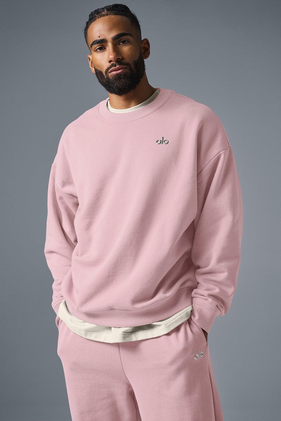 Accolade Crew Neck Pullover - Ballet Pink Male Product Image