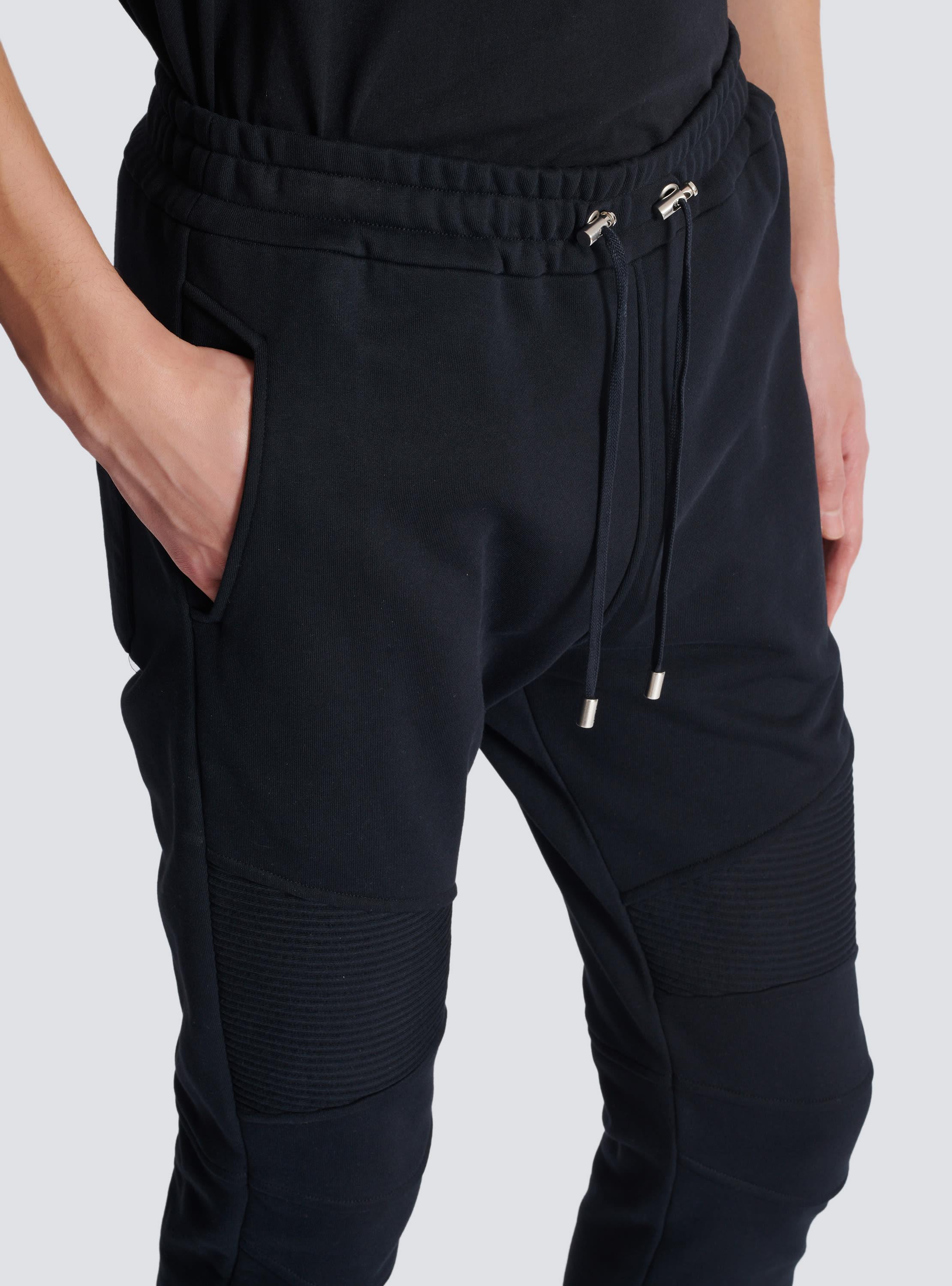 Flocked Balmain Paris joggers Product Image