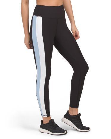 Color Block Rib Leggings for Women | Polyester/Spandex product image