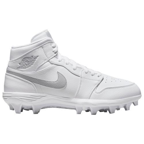 Jordan Mens 1 Alpha Menace - Football Shoes White/Grey Product Image