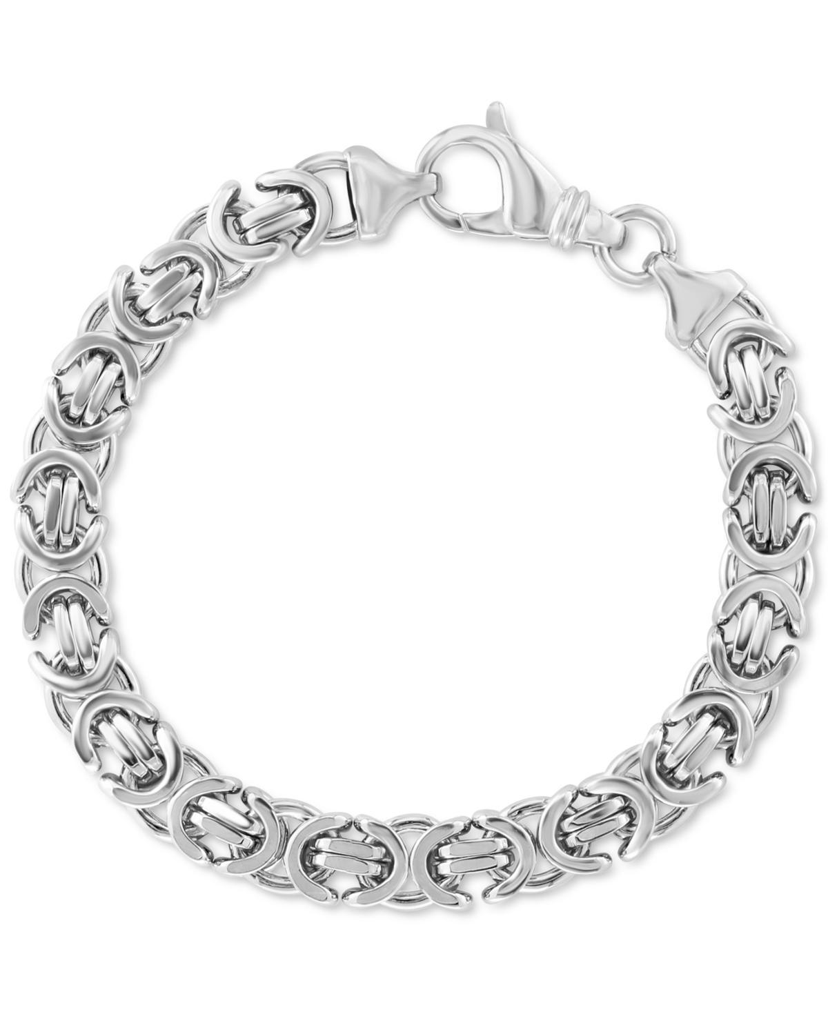 Effy Mens Etrusca Link Chain Bracelet Sterling Silver Product Image