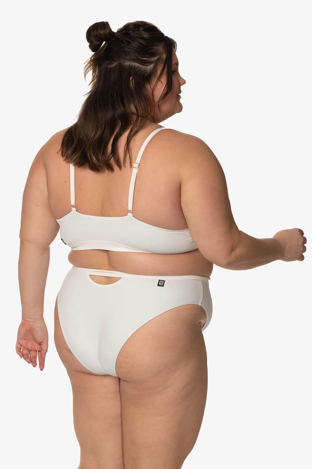 Nora Bikini Bottom - White Product Image