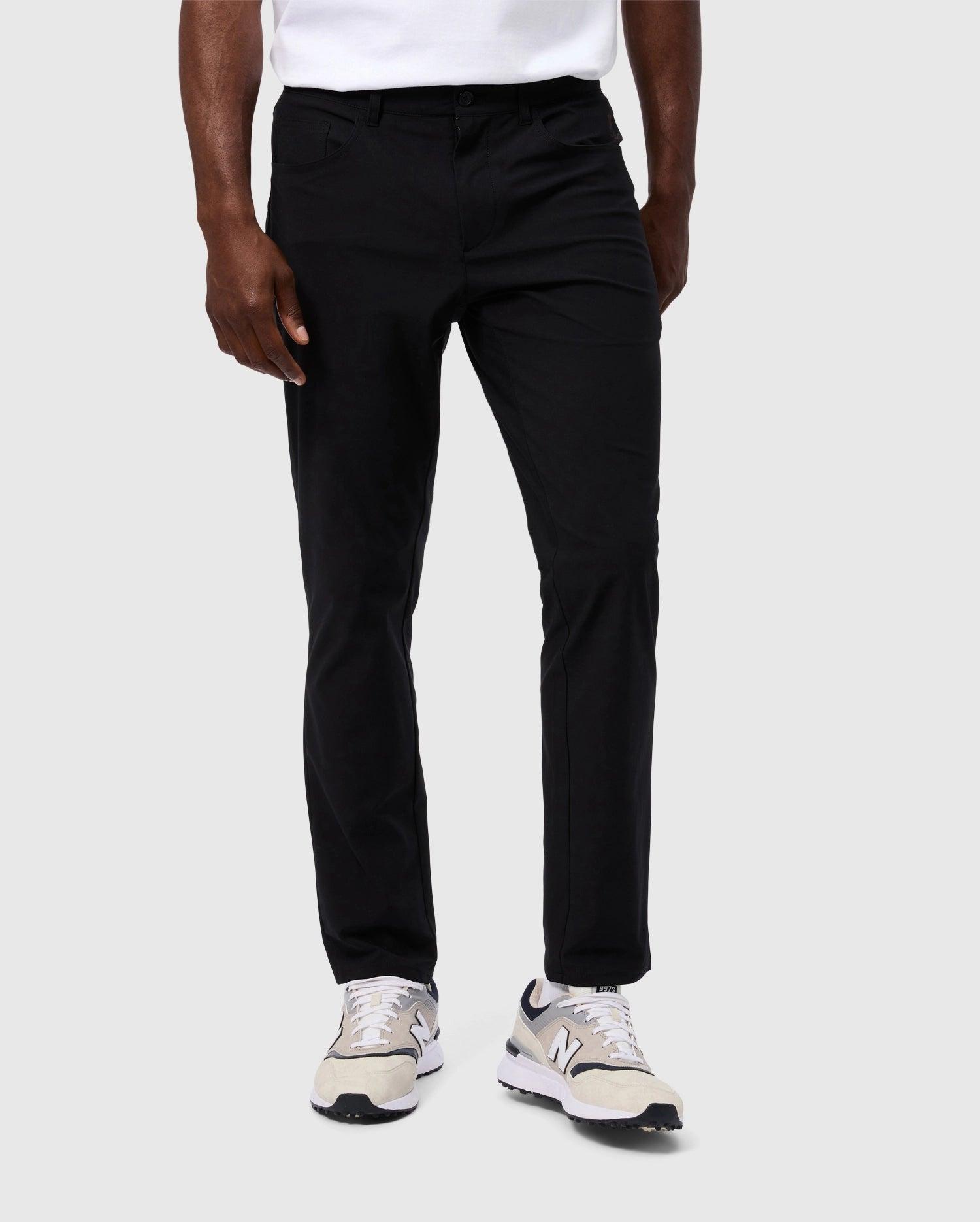 Psycho Bunny Men's 10K Step Pant 001 BLACK Product Image