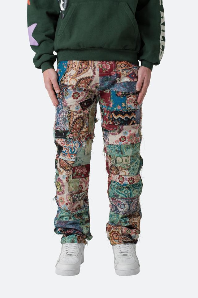 Paneled Blanket Pants - Multi Product Image