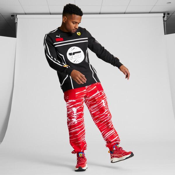 PUMA SCUDERIA FERRARI x JOSHUA VIDES Men's Race Pants in Red Product Image