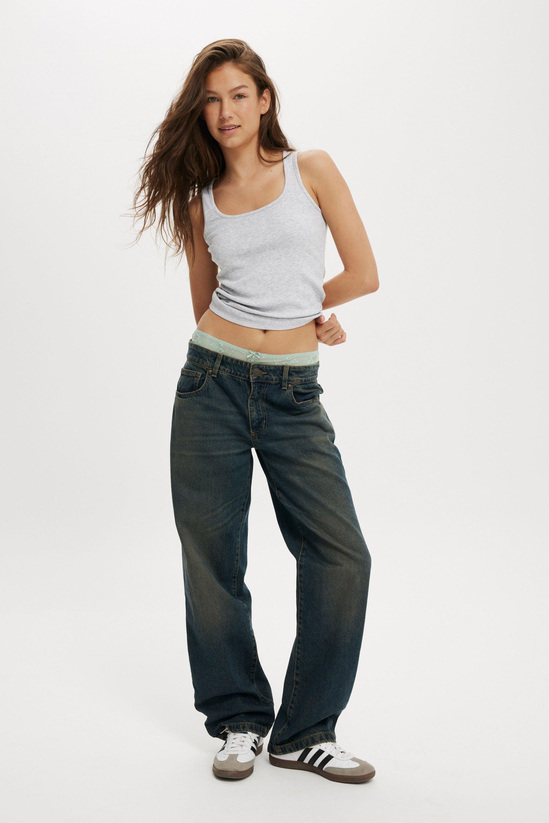 Low Rise Straight Jean Product Image