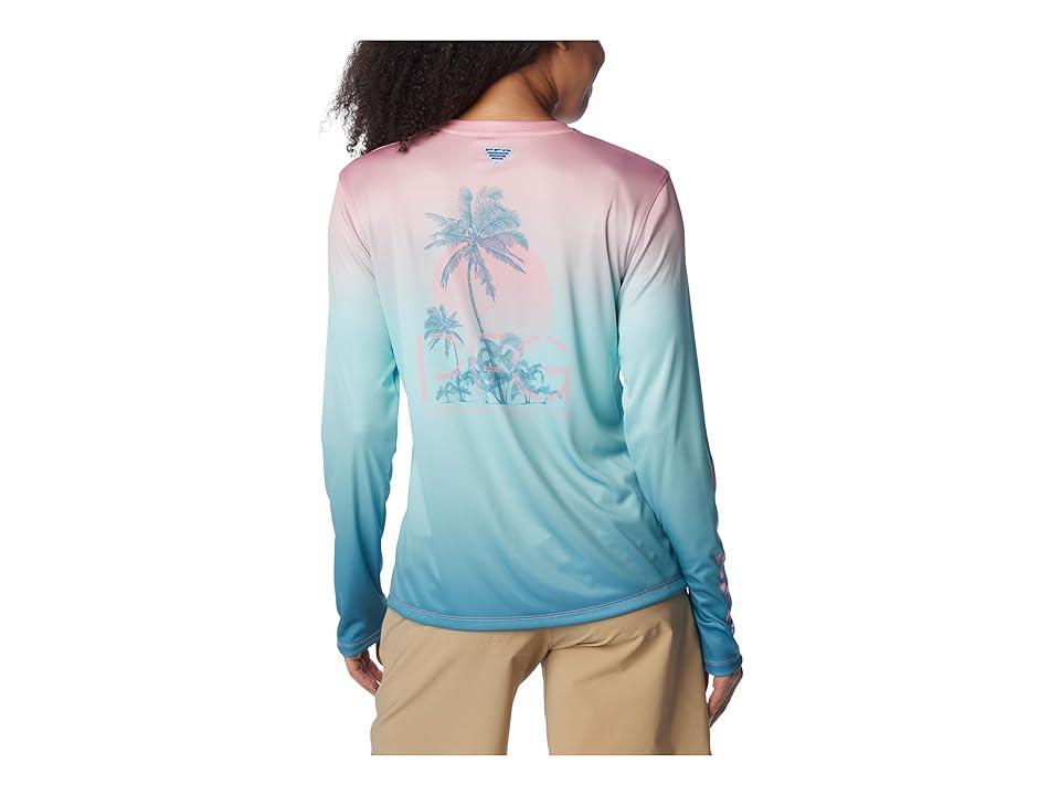 Columbia Women's PFG Tidal Tee Palm Rise Long Sleeve Shirt- Product Image