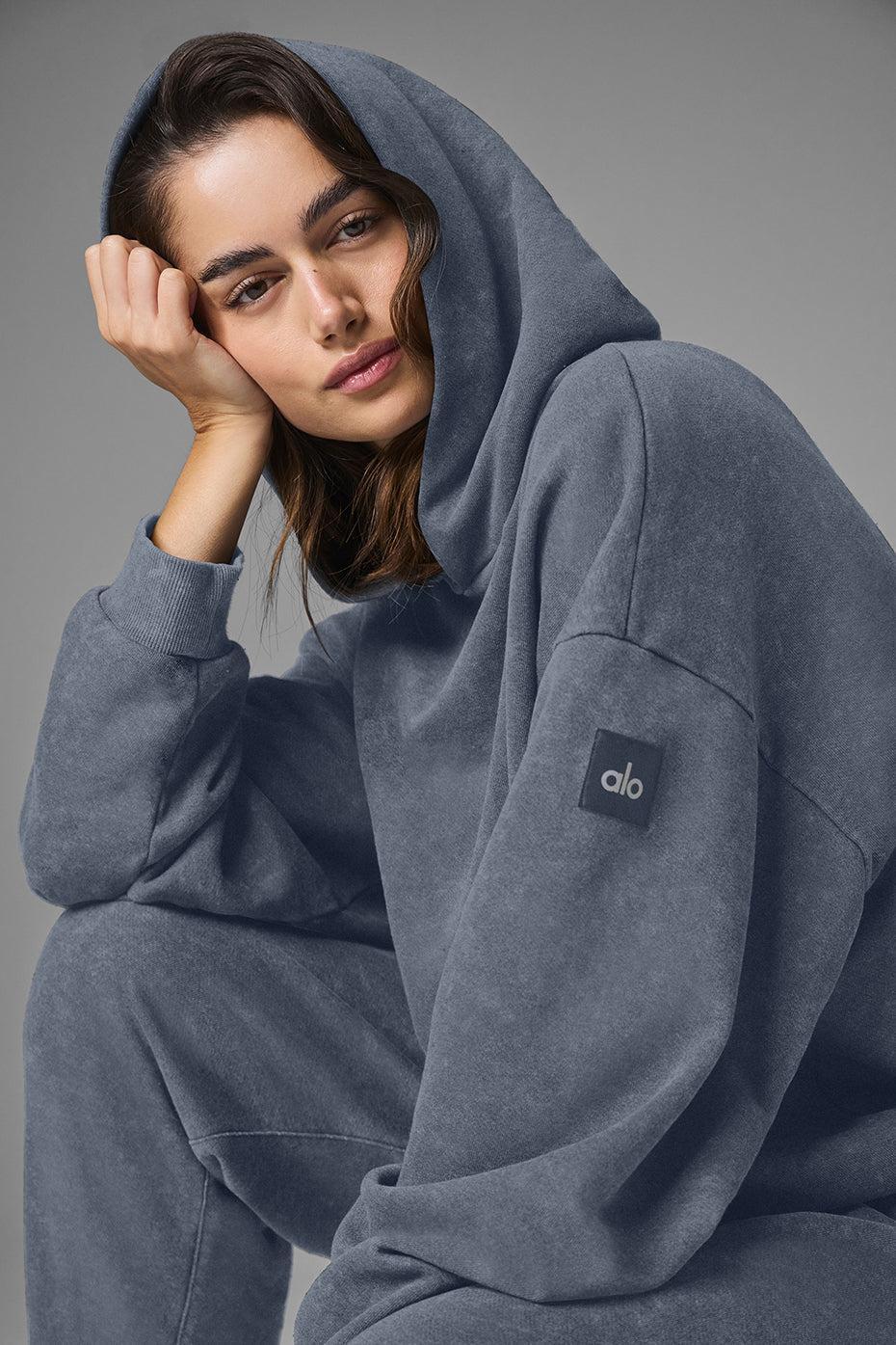 Chill Vintage Wash Hoodie - Bluestone Wash Female Product Image