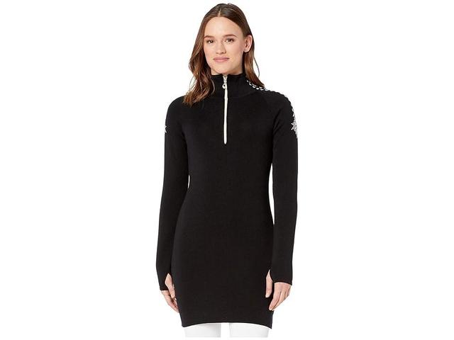 Dale of Norway Geilo Feminine Dress (Black/Off-White) Women's Clothing Product Image