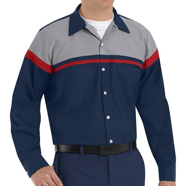 Mens Red Kap Classic-Fit Technician Button-Down Work Shirt Product Image