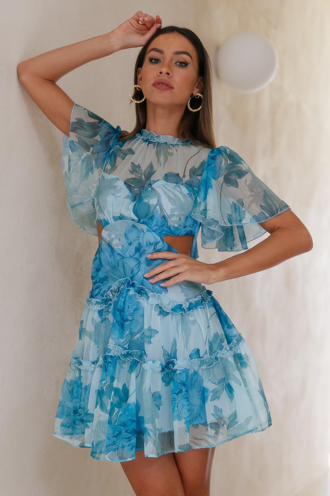 Whimsical Living Dress Blue Product Image