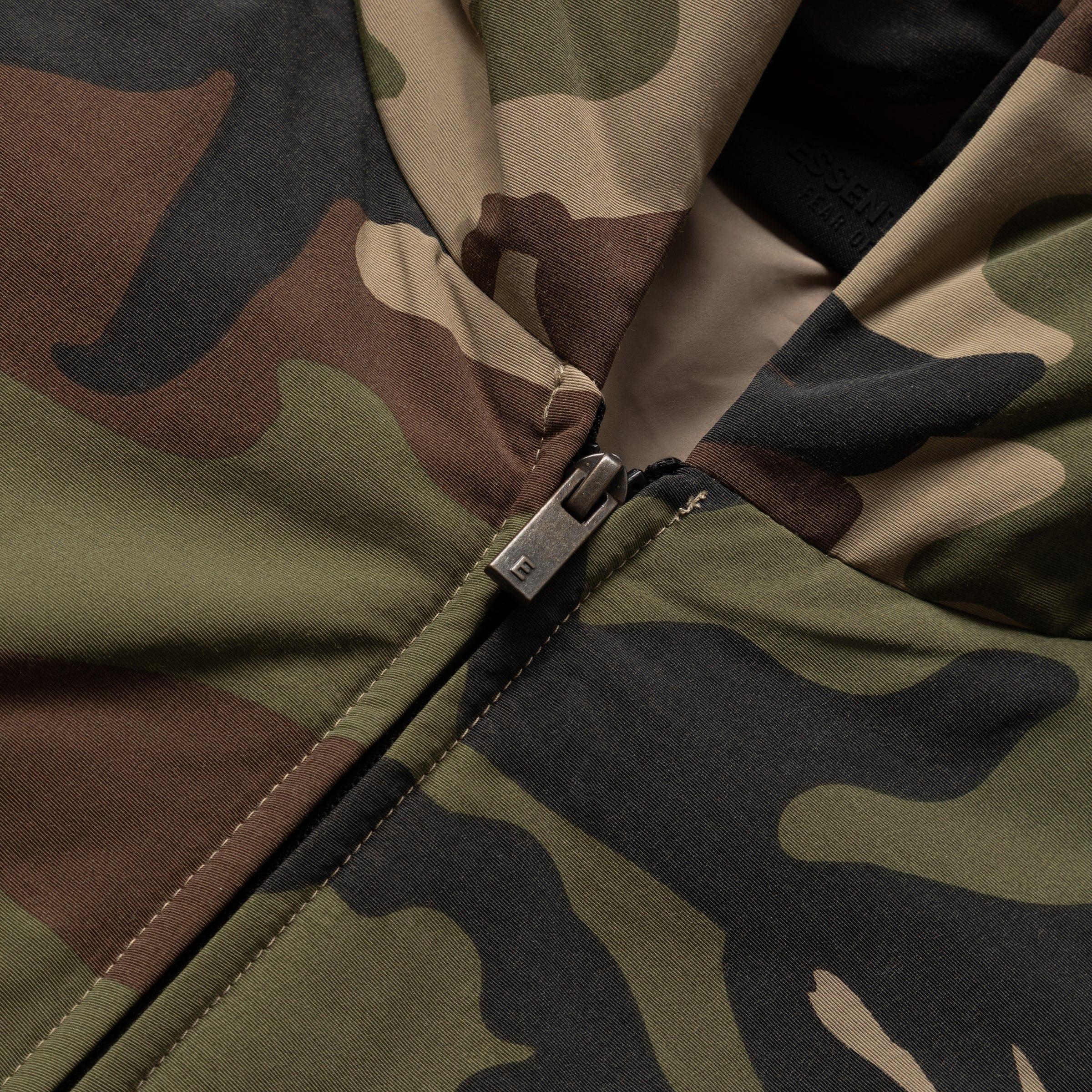 MILITARY NYLON HOODED JACKET Product Image