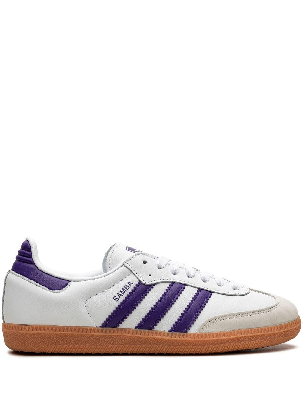 Samba Logo-patch Sneakers In White Product Image