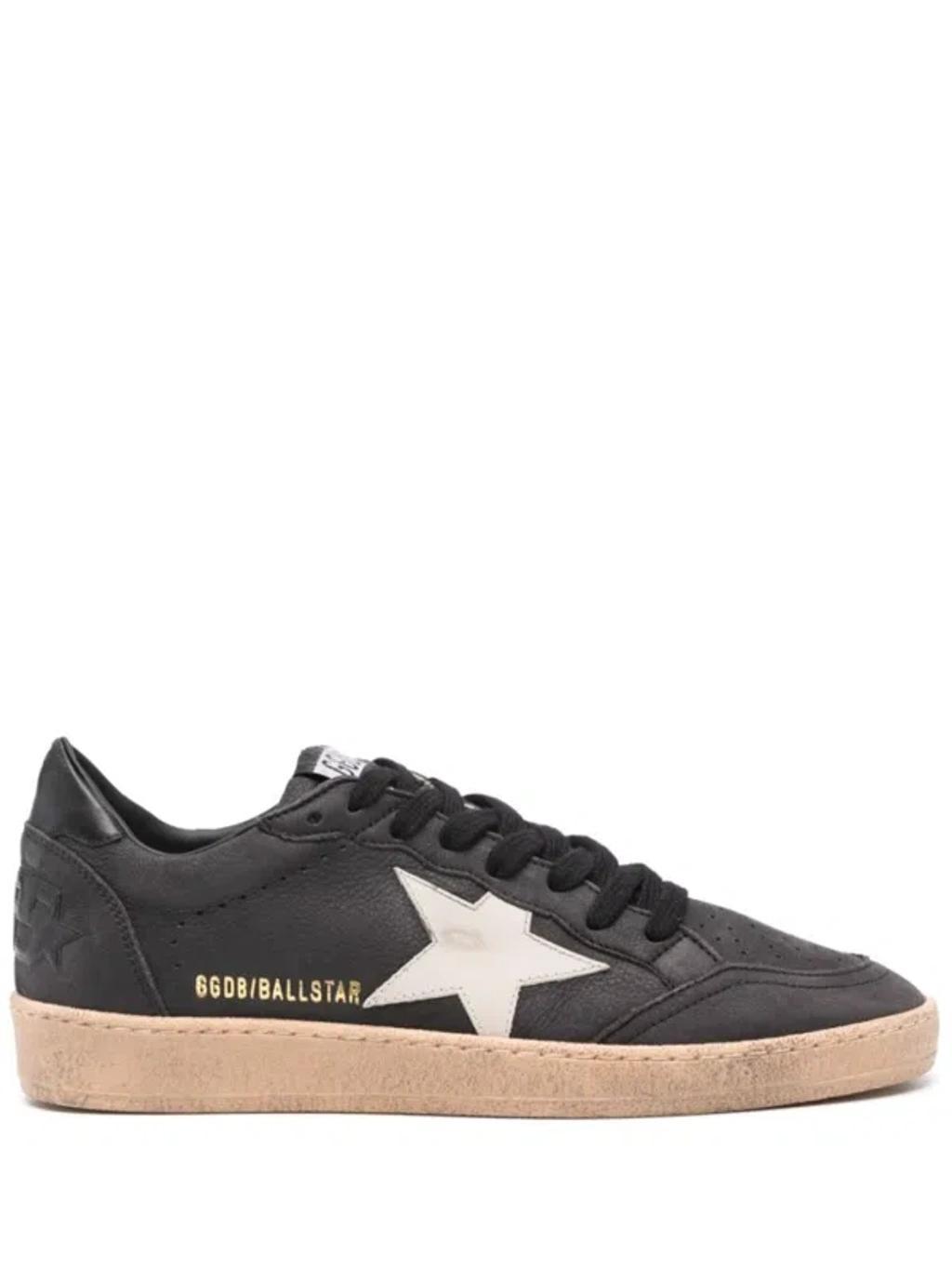 GOLDEN GOOSE Men Ball Star Sneakers In Grey Product Image