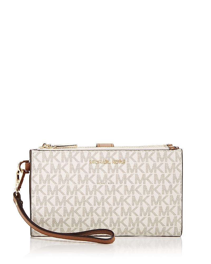 Michael Kors Signature Logo Jet Set Double Zip Wristlet Product Image