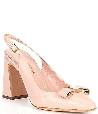 kate spade new york Womens Bowdie Slip On Slingback High Heel Pumps Product Image