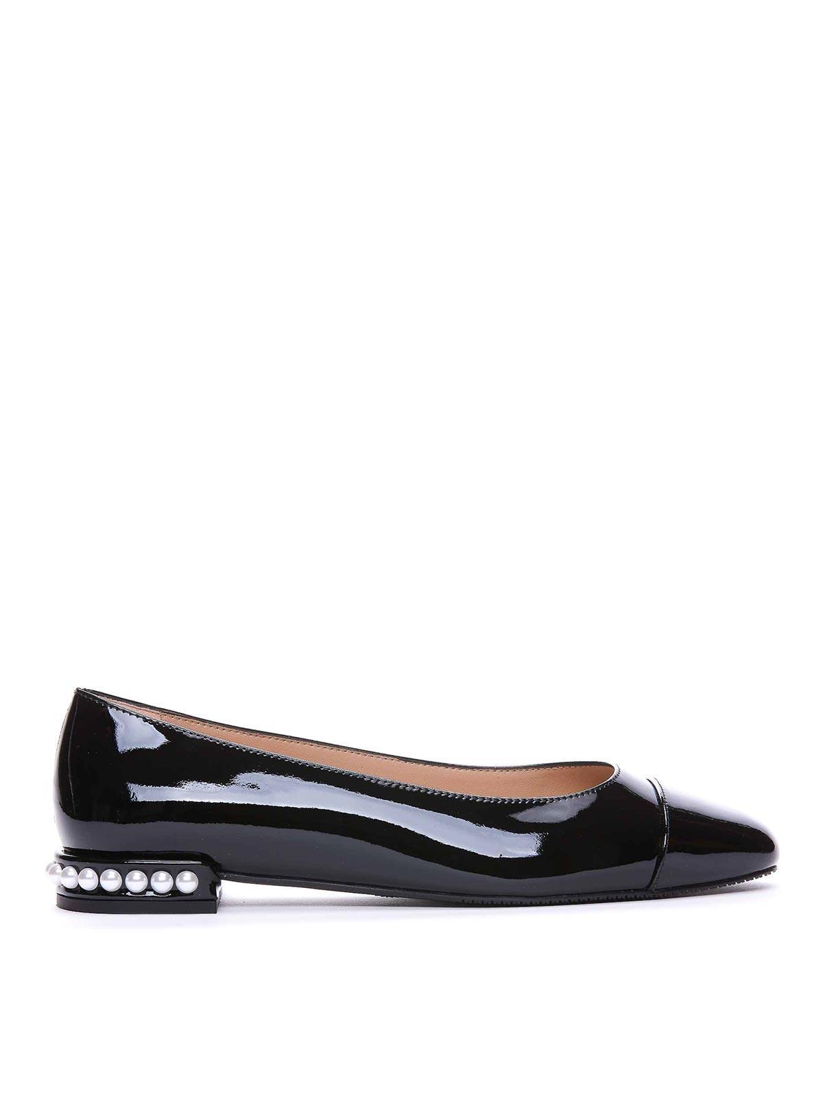 Ballet Flat Pearl In Negro Product Image