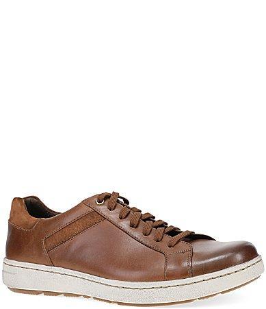 Dansko Mens Trevor Leather Lace Up Sneakers Product Image