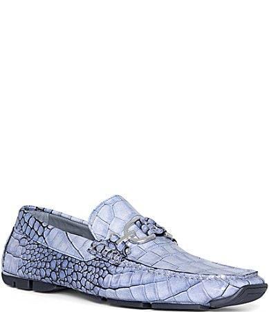 Donald Pliner Mens Dacio Exotic Print Drivers Product Image