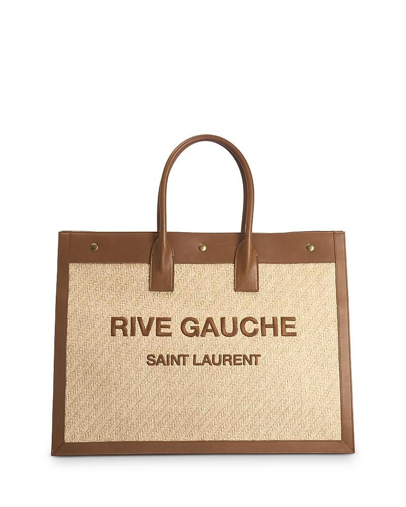 Womens Rive Gauche Tote in Canvas Product Image