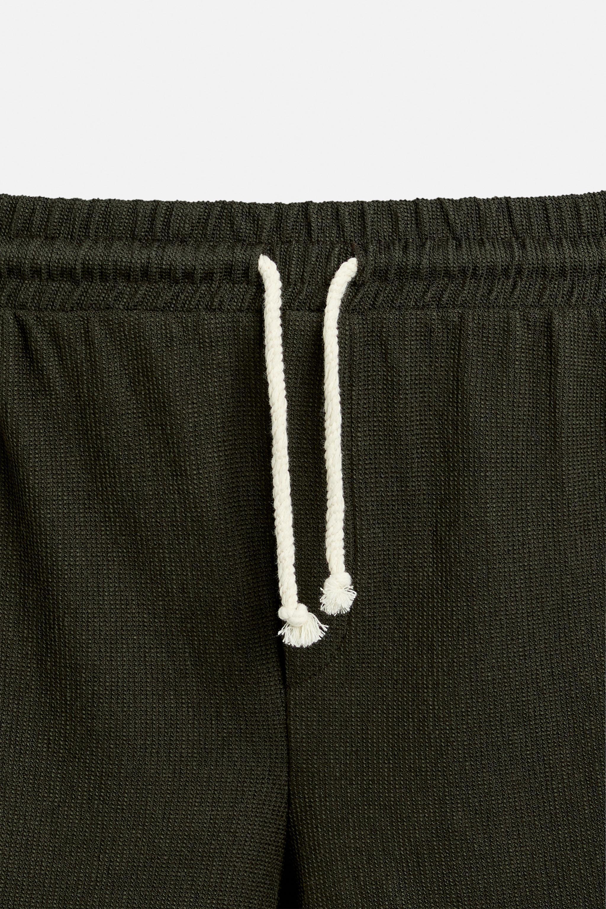 TEXTURED JOGGER SHORTS Product Image