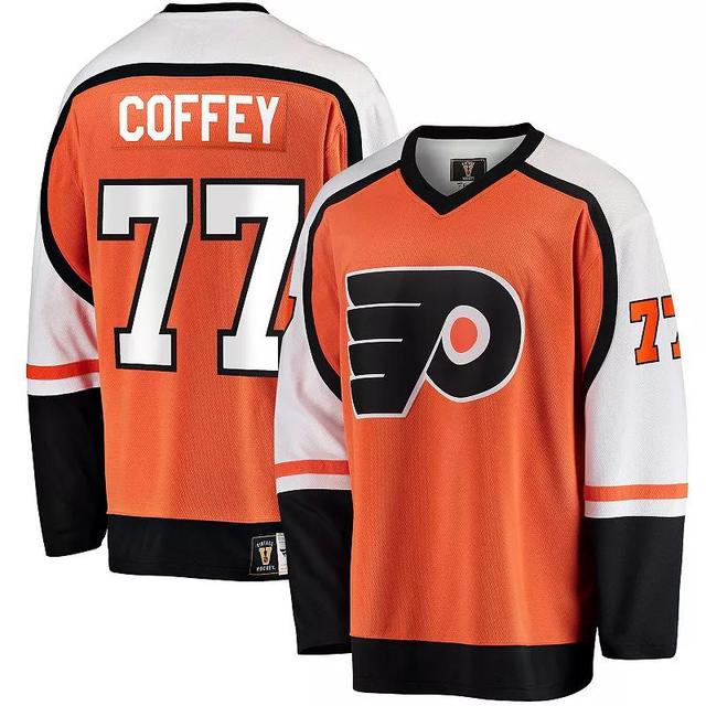 Mens Fanatics Branded Paul Coffey Orange Philadelphia Flyers Premier Breakaway Retired Player Jersey Product Image