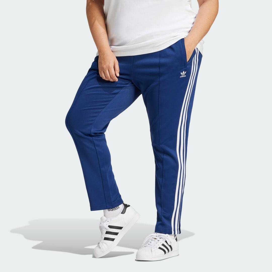 adidas Adicolor SST Track Pants (Plus Size) Dark Blue 4X Womens Product Image