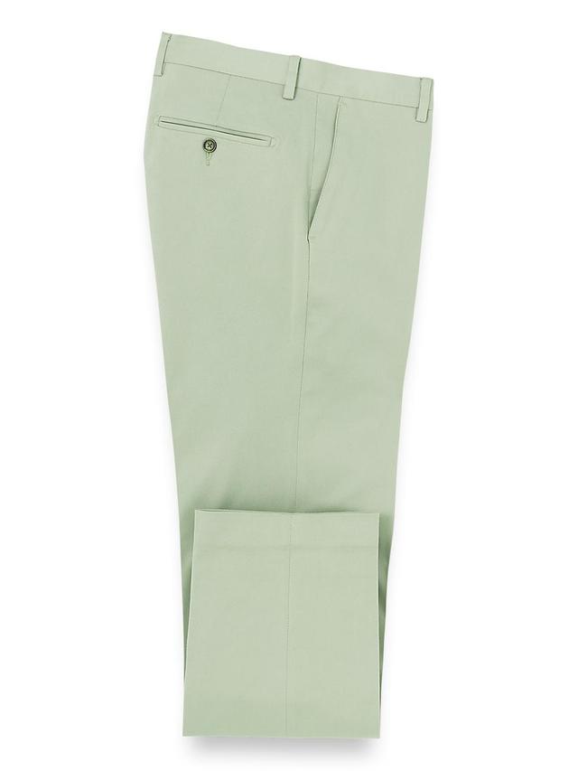 Cotton Stretch Twill Pants - Moss Product Image