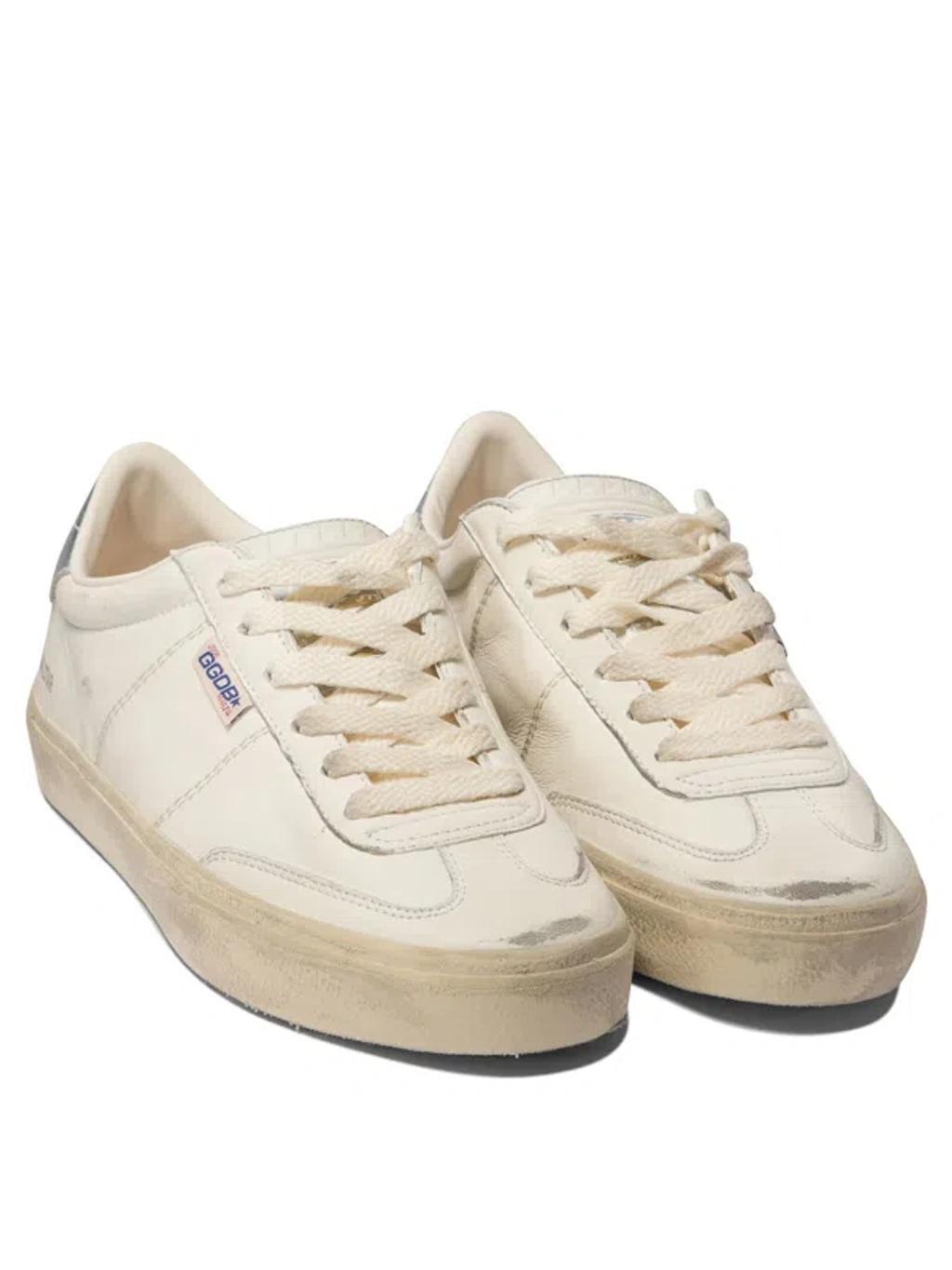 White Leather Soul Star Sneakers Product Image