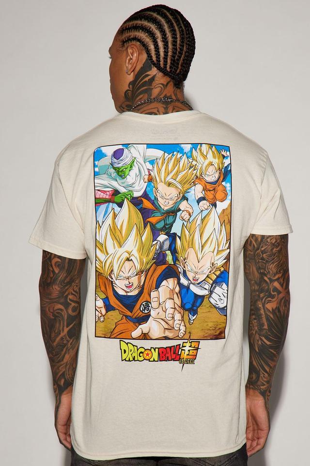 Dragon Ball Z Squad Short Sleeve Tee - Off White Product Image