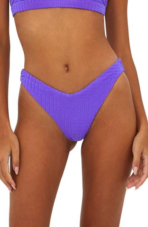 BEACH RIOT Vanessa Bikini Bottom in Purple. Product Image