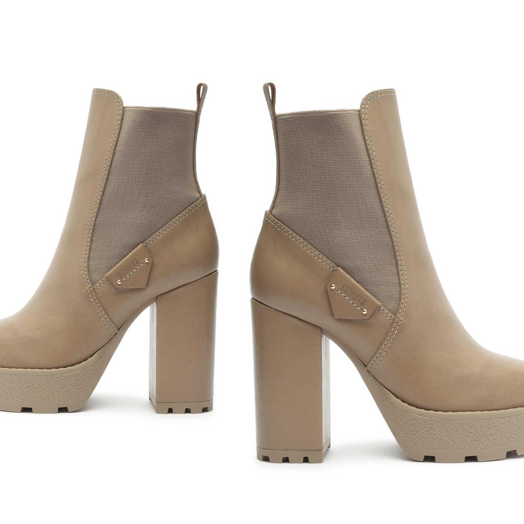 Billie Platform Leather Bootie Product Image